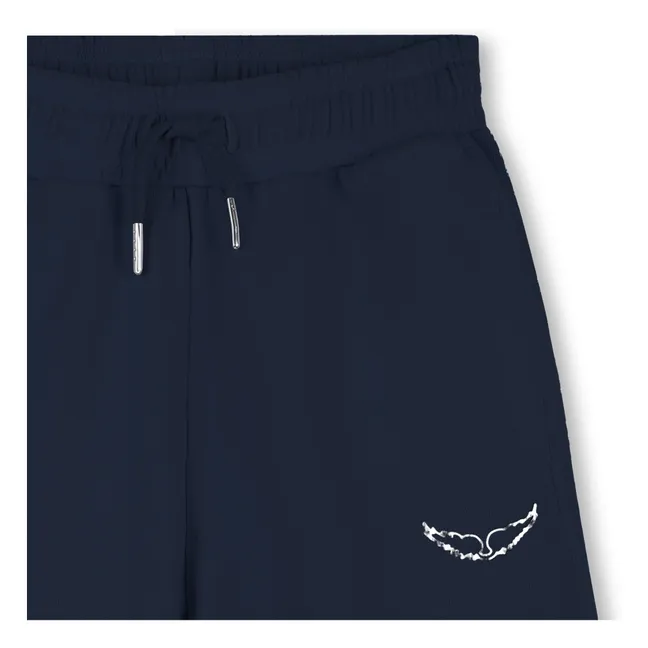 Pantalones cortos Jogger con cordón | Azul Noche