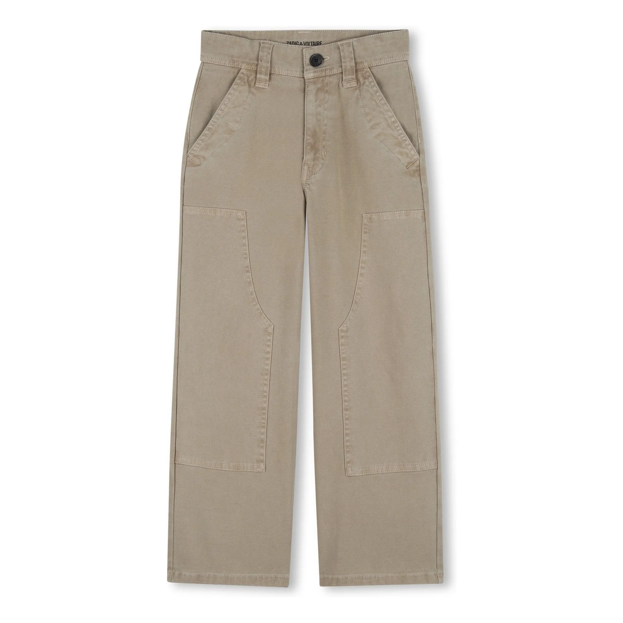Zadig & Voltaire Beige Workwear Jeans