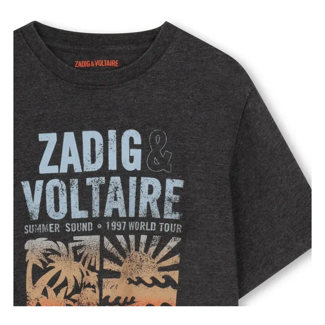 T-shirt Wild At Heart | Gris anthracite