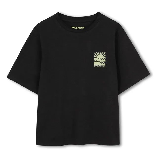 Camiseta Jersez Make More Art | Negro