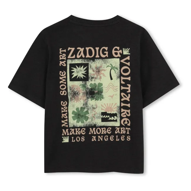 Camiseta Jersez Make More Art | Negro