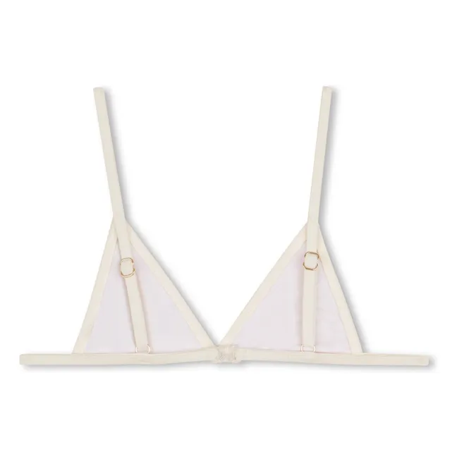 Maillot de Bain Tag Rayé | Rose