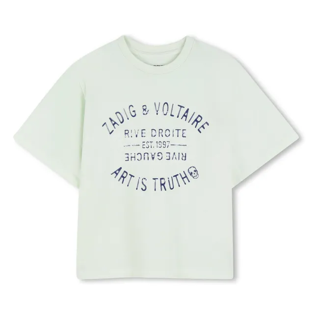 T-shirt Logo Art Is Truth Délavé | Vert pâle