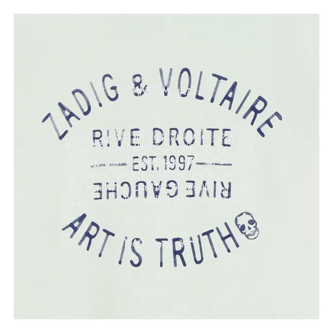 Camiseta Art Is Truth Faded Logo | Verde Pálido