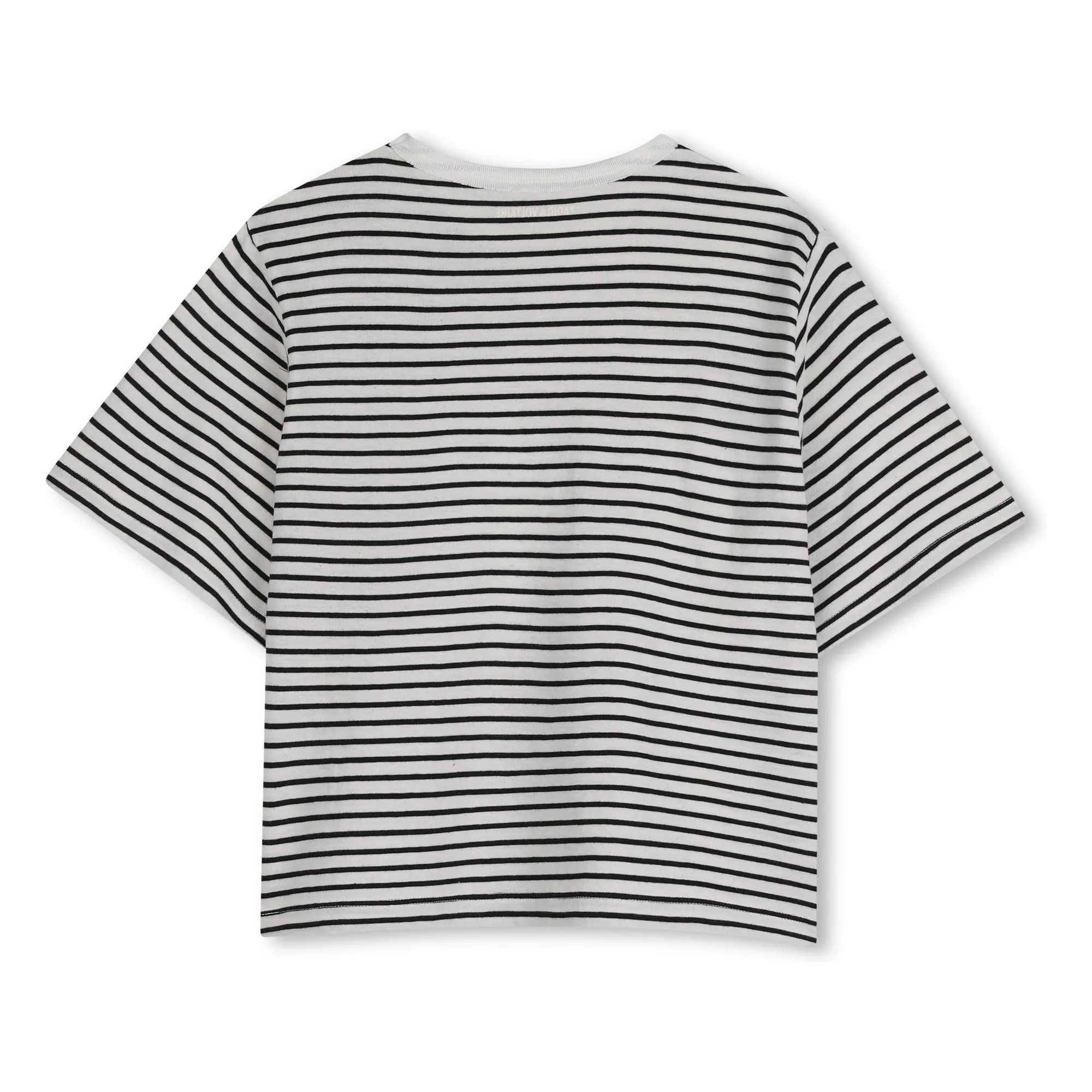 T-shirt Revoltaire Rayé  | Ecru- Image produit n°3