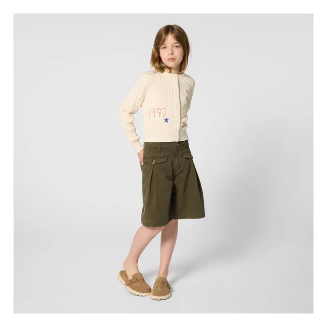 Etiqueta Twisted Cardigan | Crudo