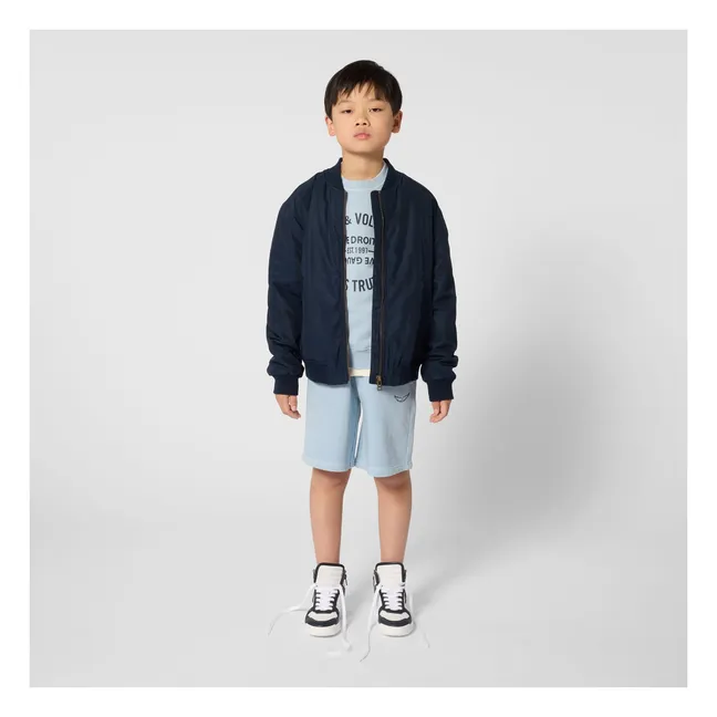 Sudadera con logotipo Art Is Truth | Azul Pálido