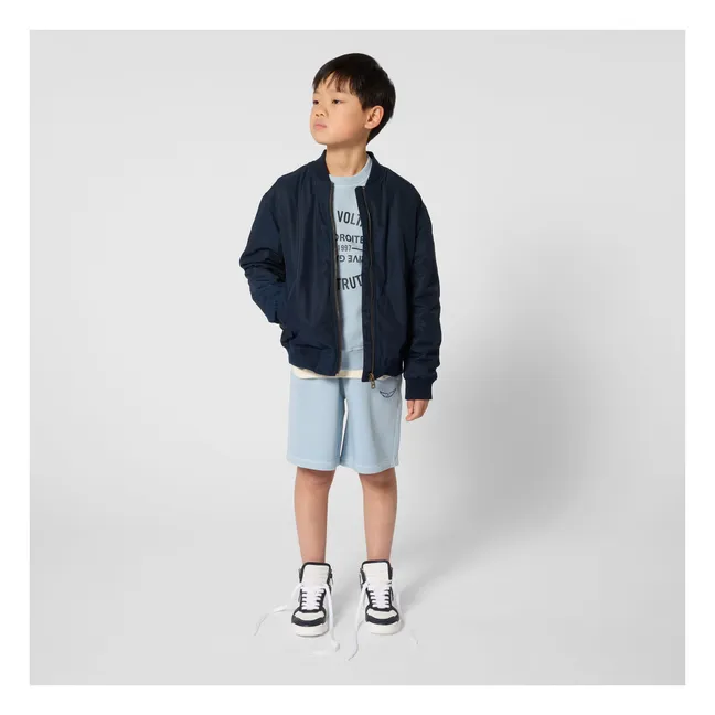 Sudadera con logotipo Art Is Truth | Azul Pálido