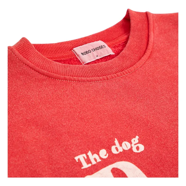 Sweat Pickles the Dog Coton Bio | Rouge