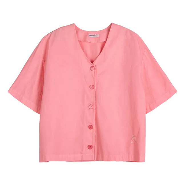 Blouse Paper Touch Coton Bio | Rose