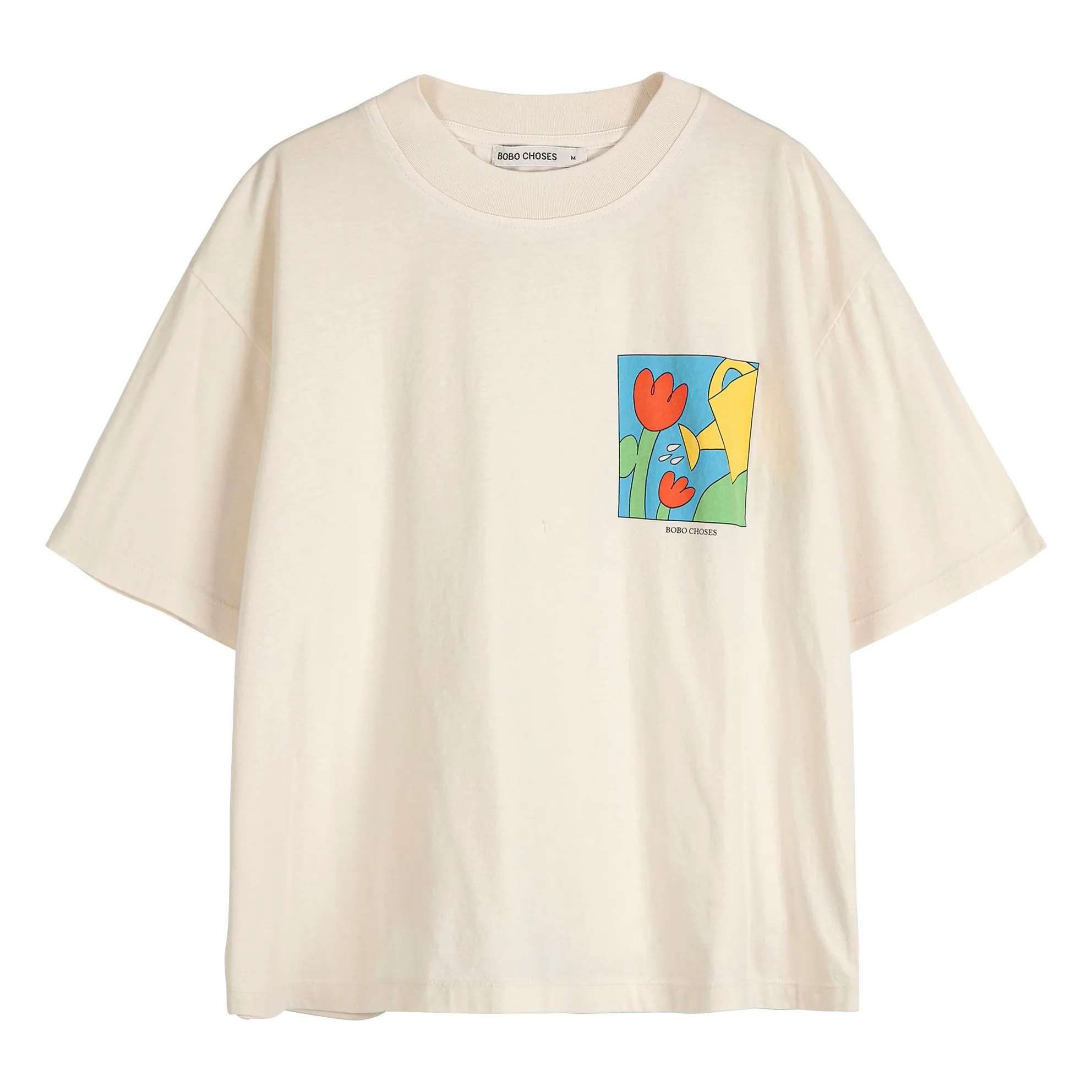 T-shirt Gardening Time Coton Bio | Ecru- Image produit n°0