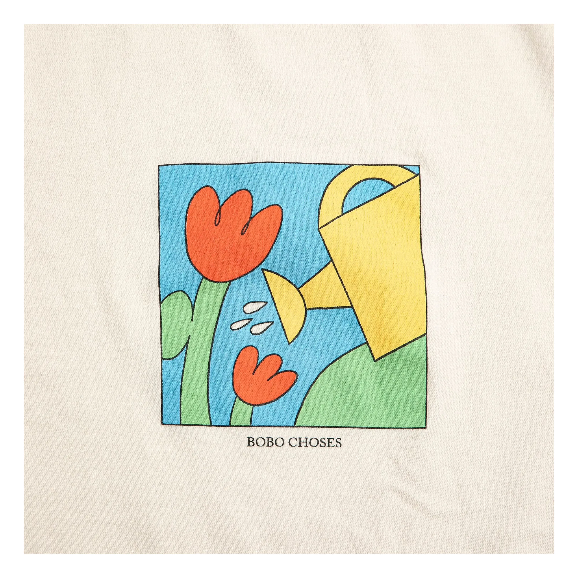 T-shirt Gardening Time Coton Bio | Ecru- Image produit n°3