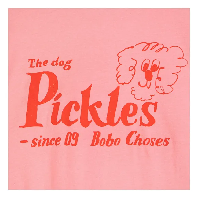 The Dog Pickles Organic cotton T-shirt | Pink