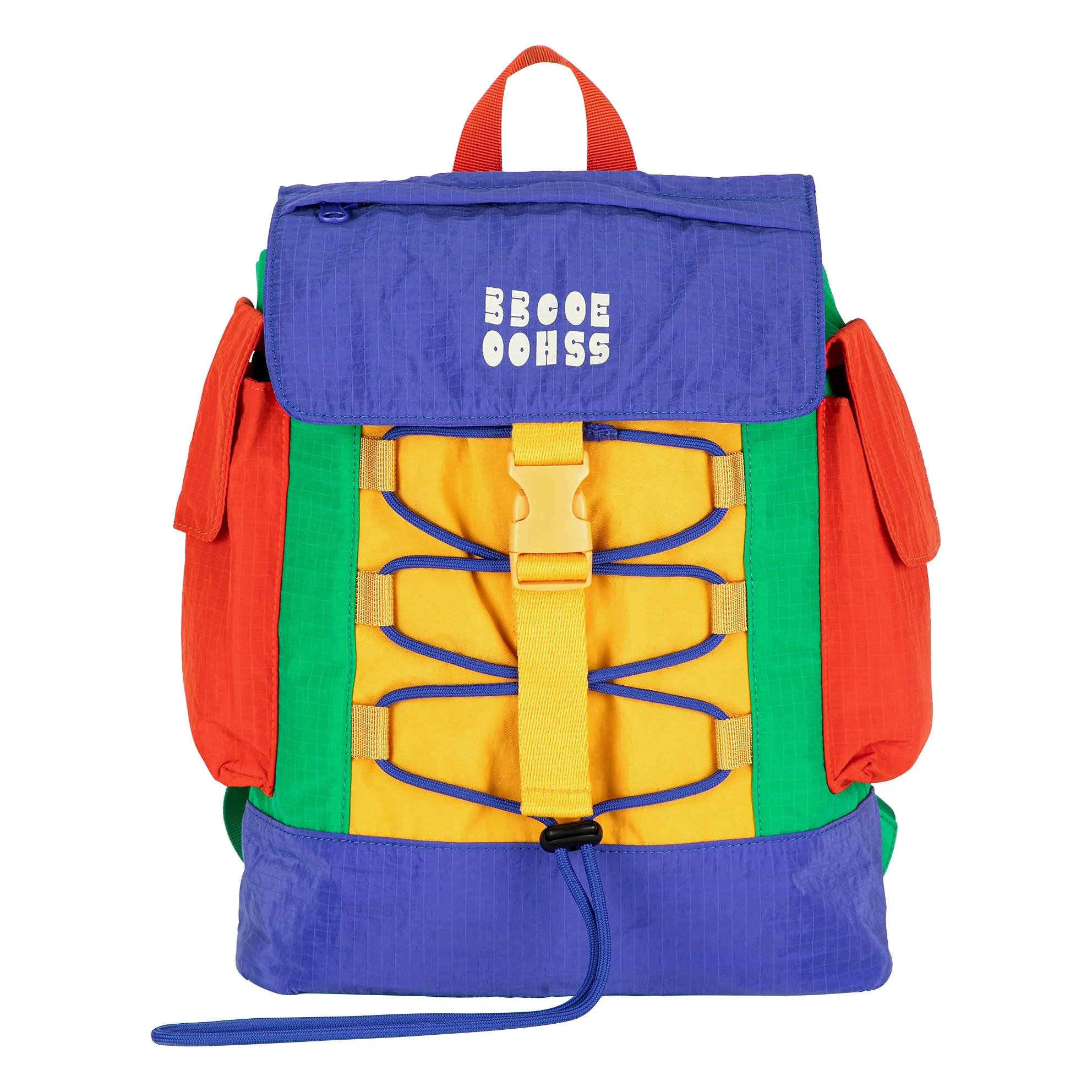 Bobo Choses Blue Colorblock Backpack