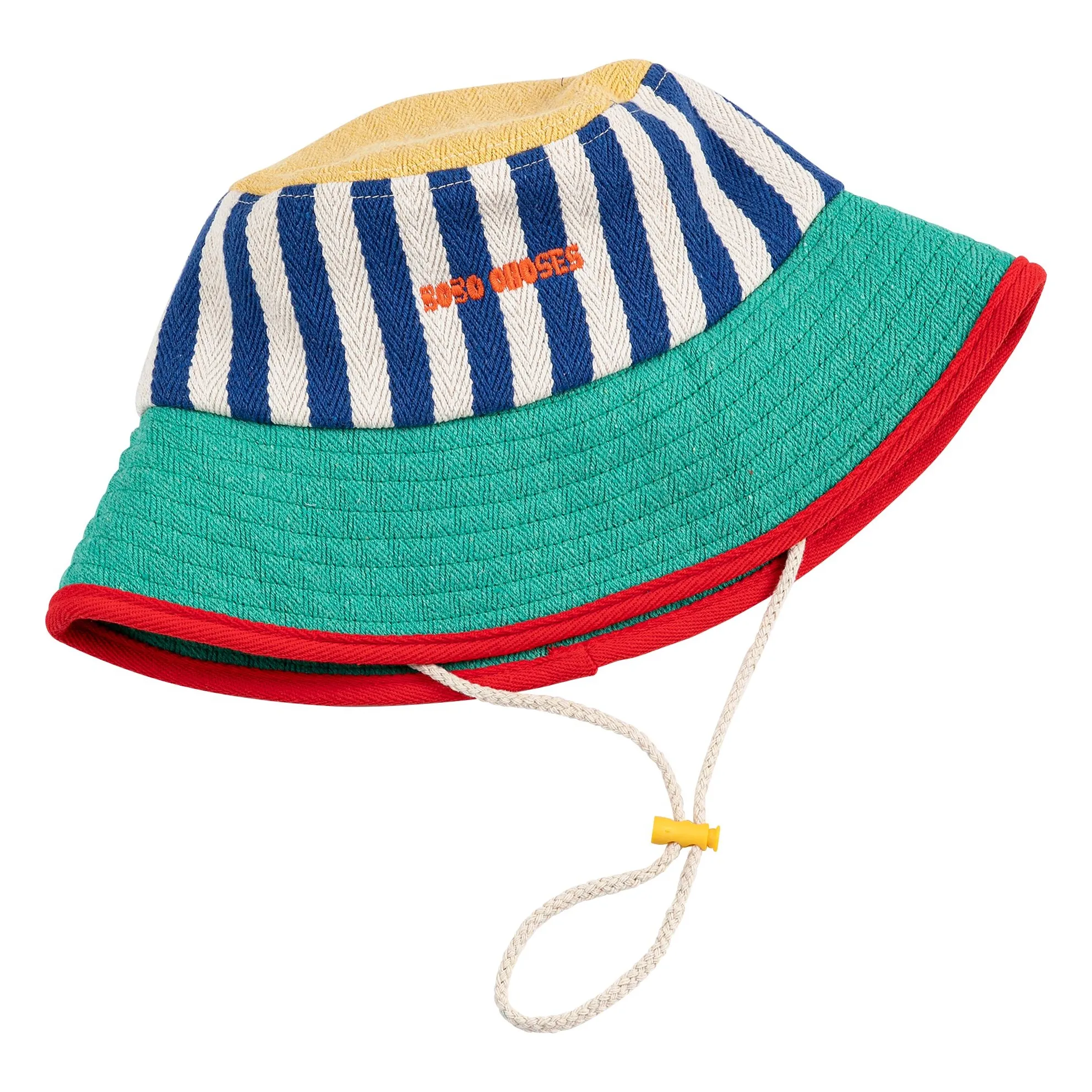 Bobo Choses Green Striped Bob Recycled Fibers