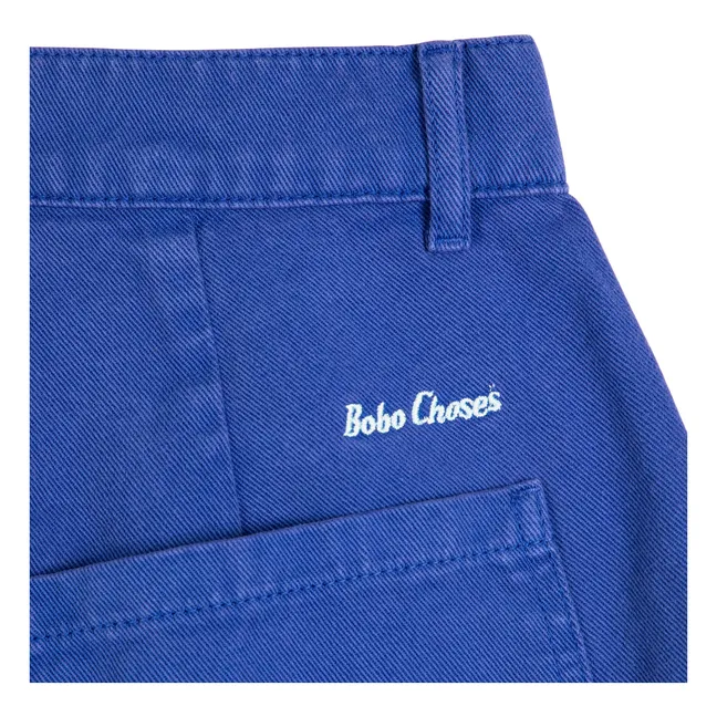 Bermuda Coton Bio | Bleu