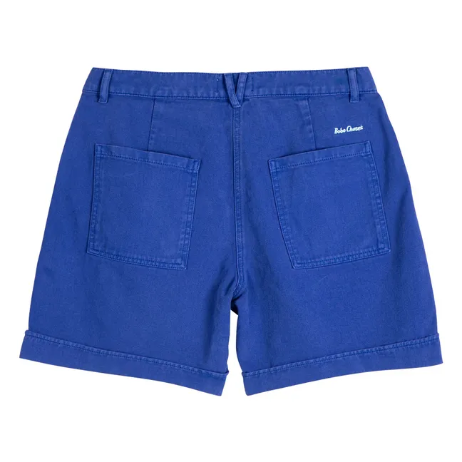 Bermuda Coton Bio | Bleu