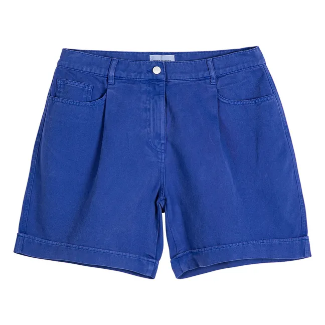 Bermuda Coton Bio | Bleu
