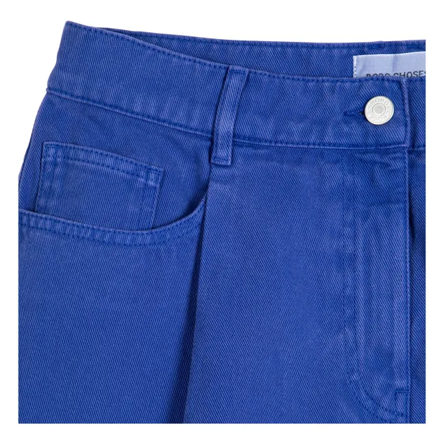 Bermuda Coton Bio | Bleu