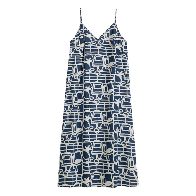 Cookery Festival organic cotton dress | Grey