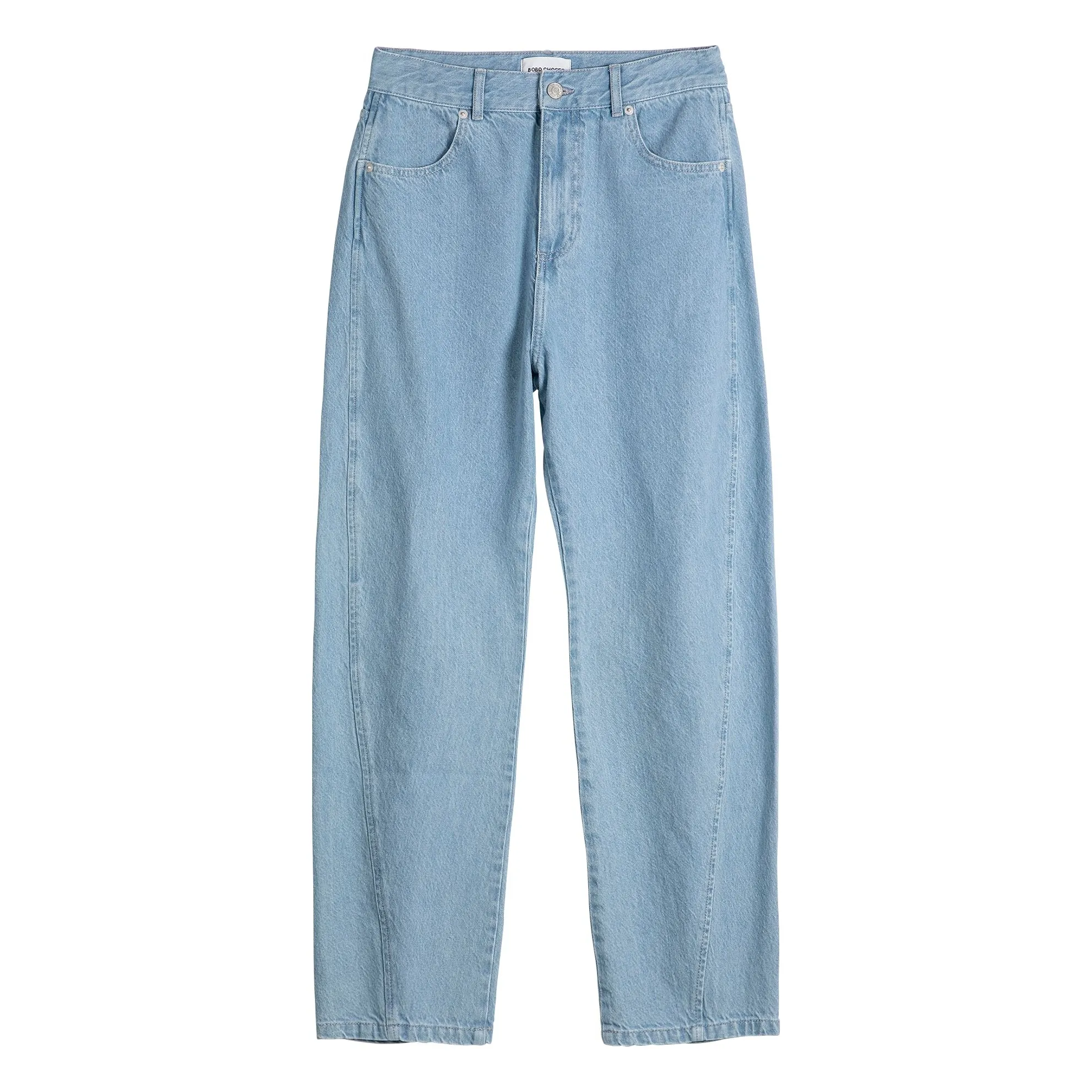 Bobo Choses Light Blue Organic Cotton Pear Pants