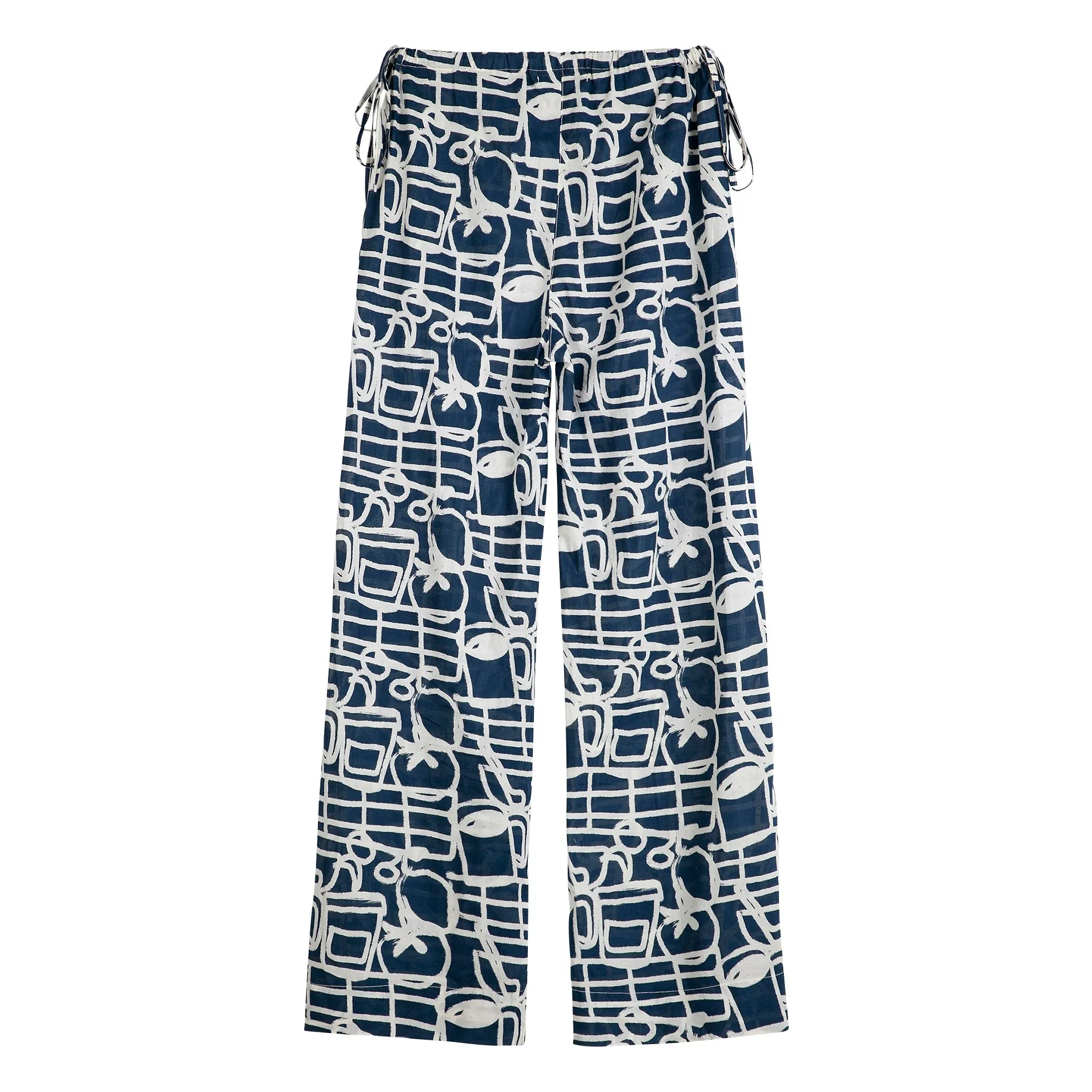 Pantalon Cookery Festival Coton Bio | Bleu marine- Image produit n°4