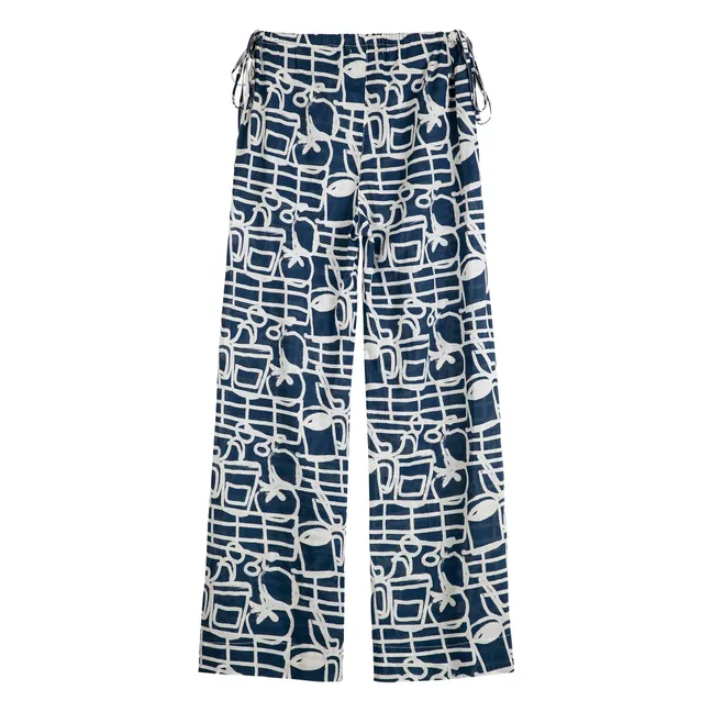 Pantalon Cookery Festival Coton Bio | Bleu marine