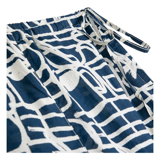 Pantalon Cookery Festival Coton Bio | Bleu marine