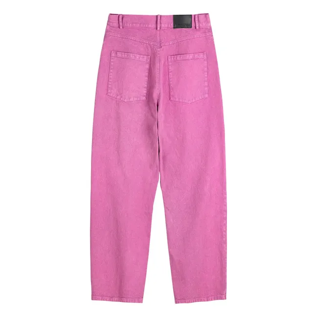 Pantalon Boot Cut Coton Bio | Violet