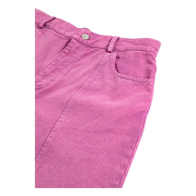 Pantalon Boot Cut Coton Bio | Violet