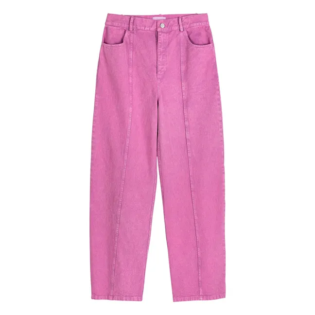 Pantalon Boot Cut Coton Bio | Violet