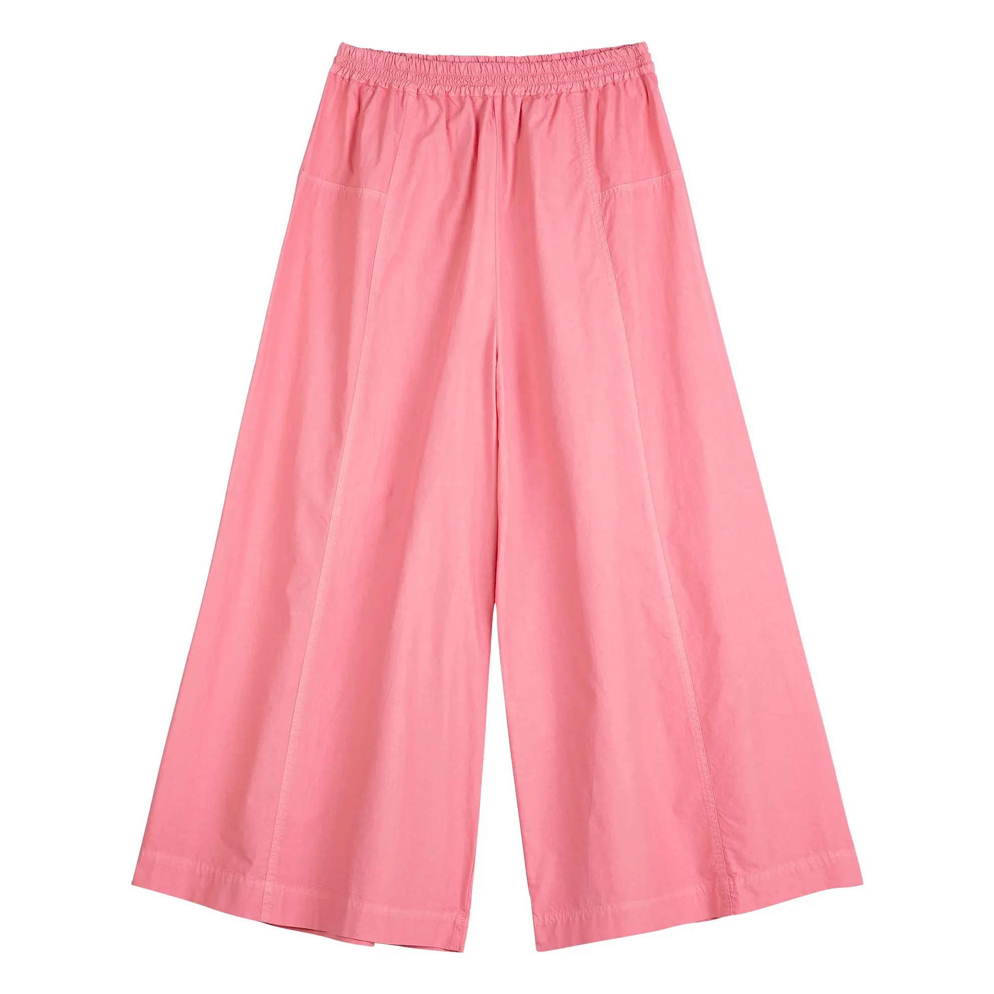 Pantalon Paper Touch Coton Bio | Rose- Image produit n°0