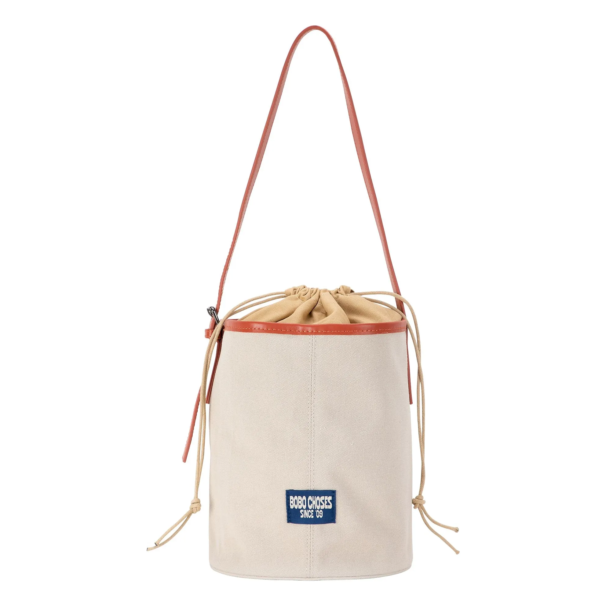 Bobo Choses Cream Canvas Bucket Bag