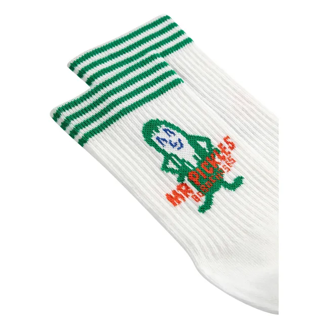 Chaussettes Pickels Coton Bio | Ecru