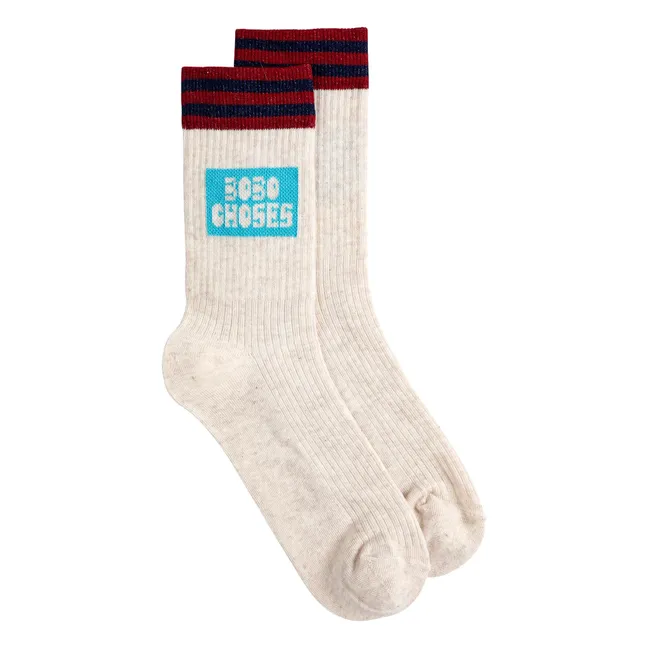 Chaussettes Coton Bio | Beige