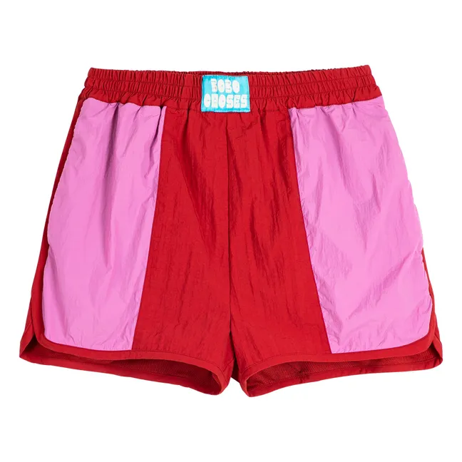 Short Color Block | Red