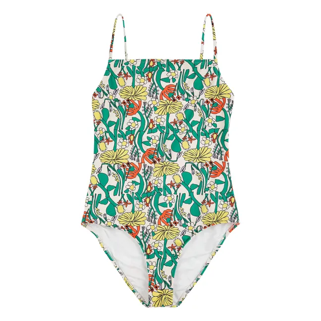 Color Herbalist One-Piece Swimsuit | Green