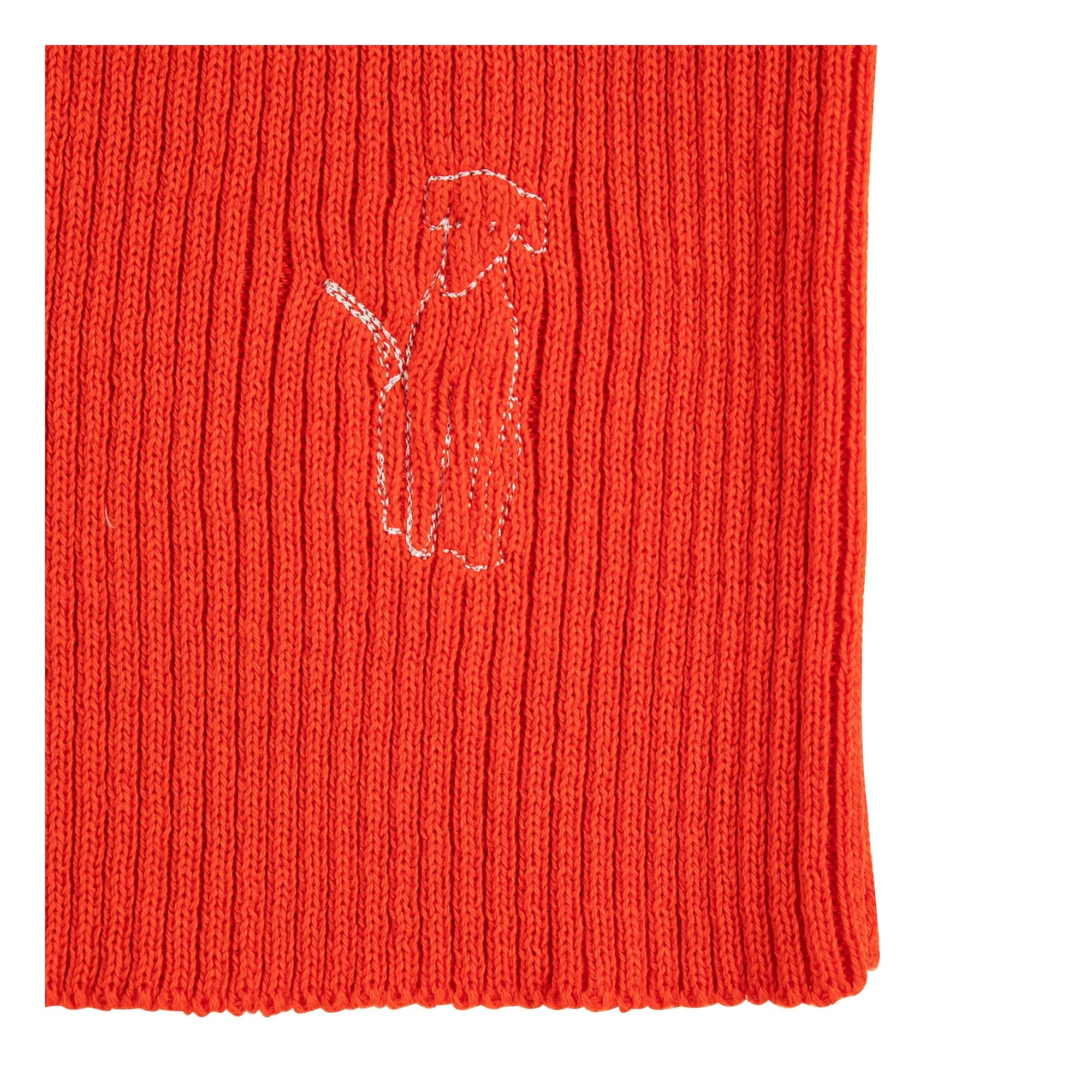 Top Ajouré Coton Bio | Rouge- Image produit n°3