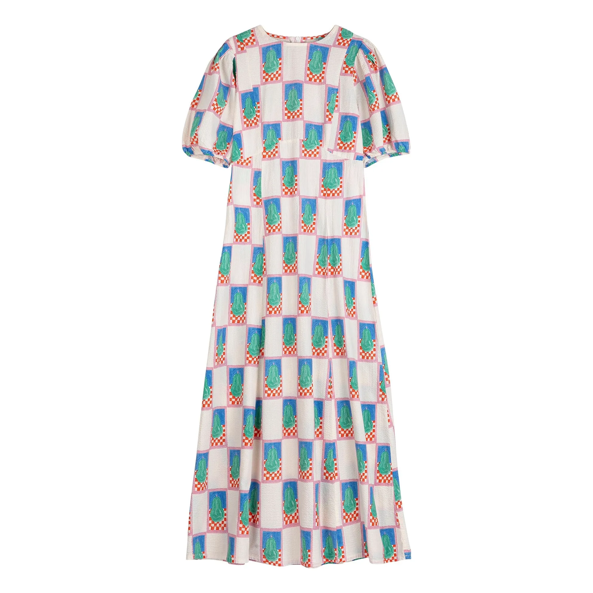 Bobo Choses Blue Pear Cotton Dress