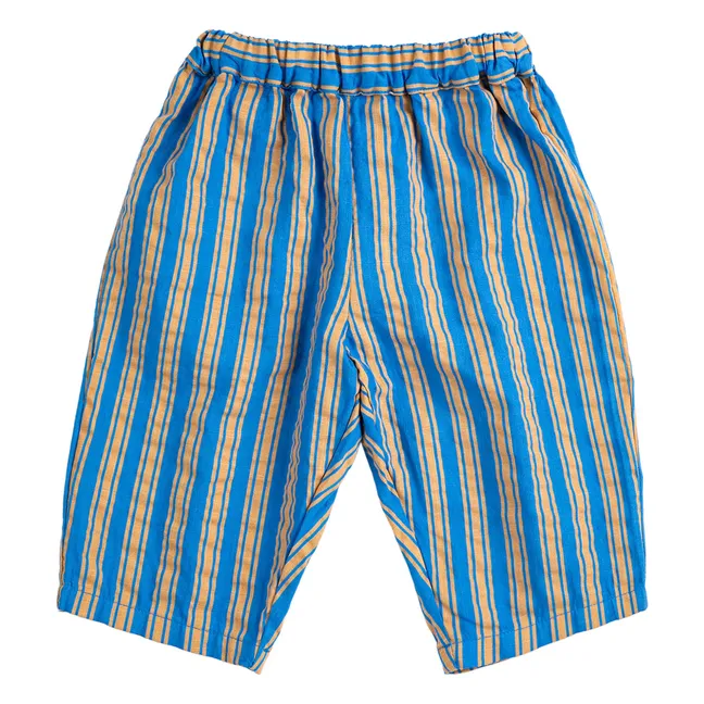 Pantalon Rayé Bébé | Bleu