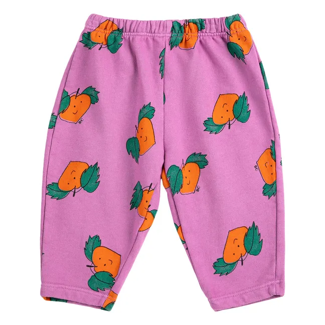 Jogger Oranges Coton Bio | Violet
