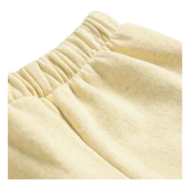 Organic cotton joggers | Yellow