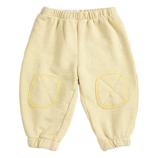Joggers de algodón ecológico | Amarillo