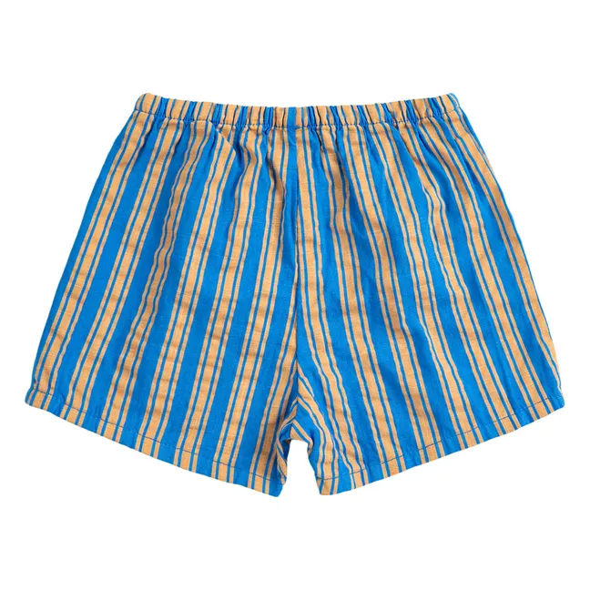 Short Rayé Bébé | Bleu