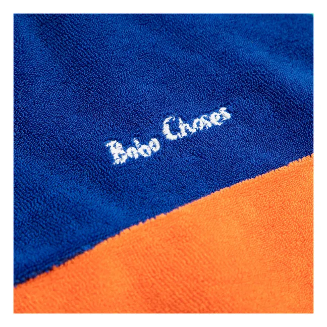 Sweat Colorblock Eponge Coton Bio Bébé | Orange