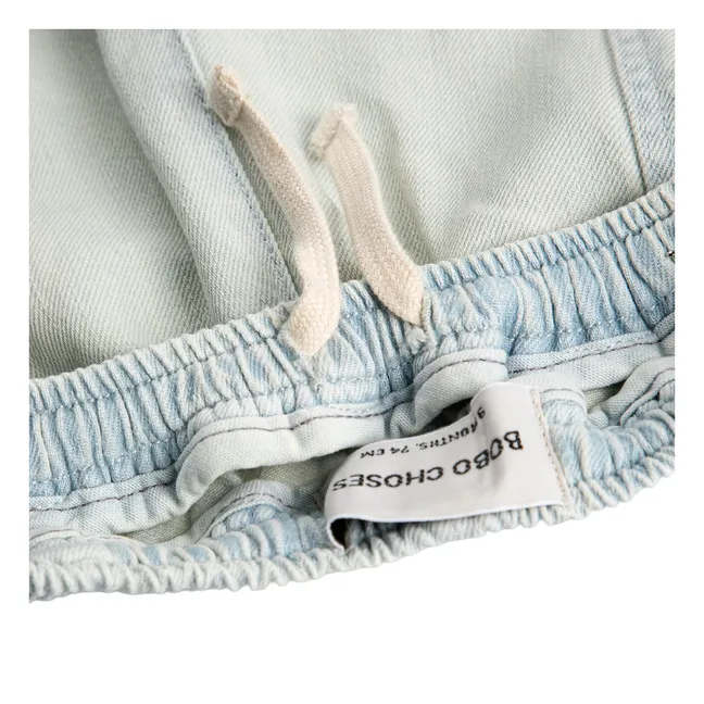 Vaqueros lavados de algodón ecológico | Azul Claro