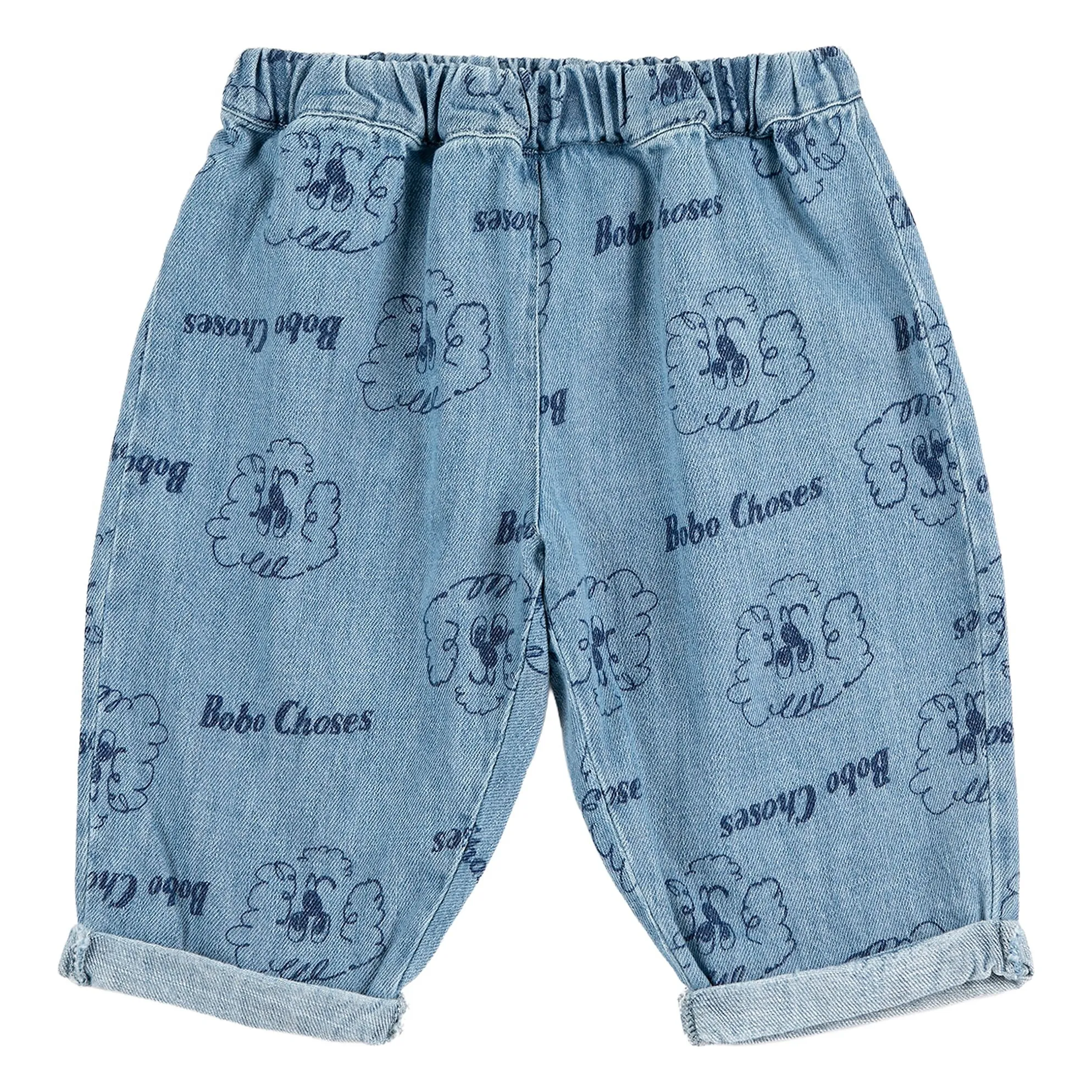 Bobo Choses Blue Organic Cotton Baby Dog Jeans