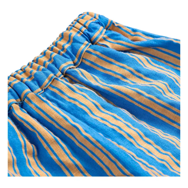 Pantalón de rayas para bebé | Azul