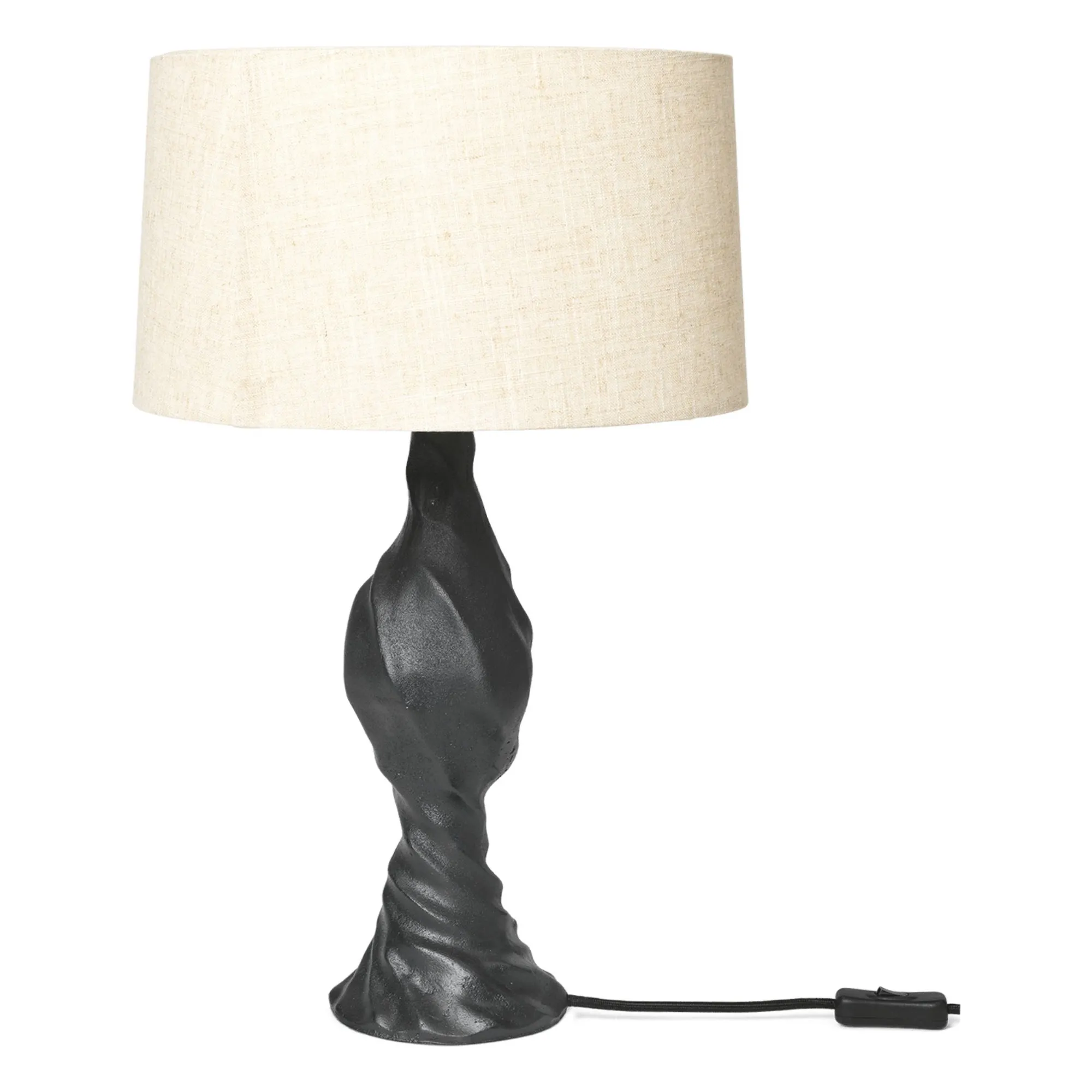 Moltan lamp base | Charcoal grey- Product image n°3