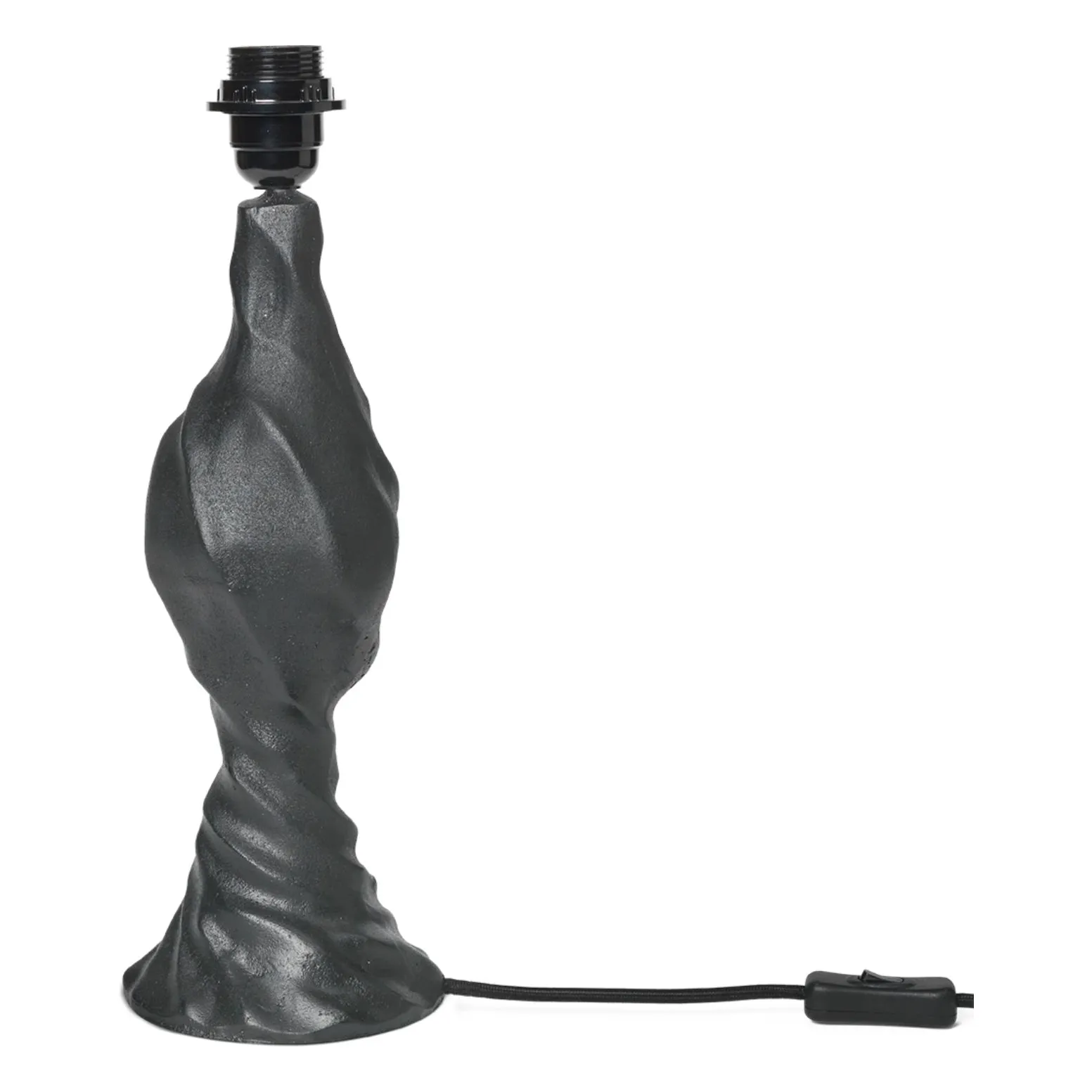 Ferm Living Charcoal Grey Moltan Lamp Base